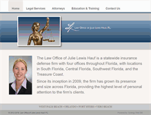 Tablet Screenshot of lewishauf.com